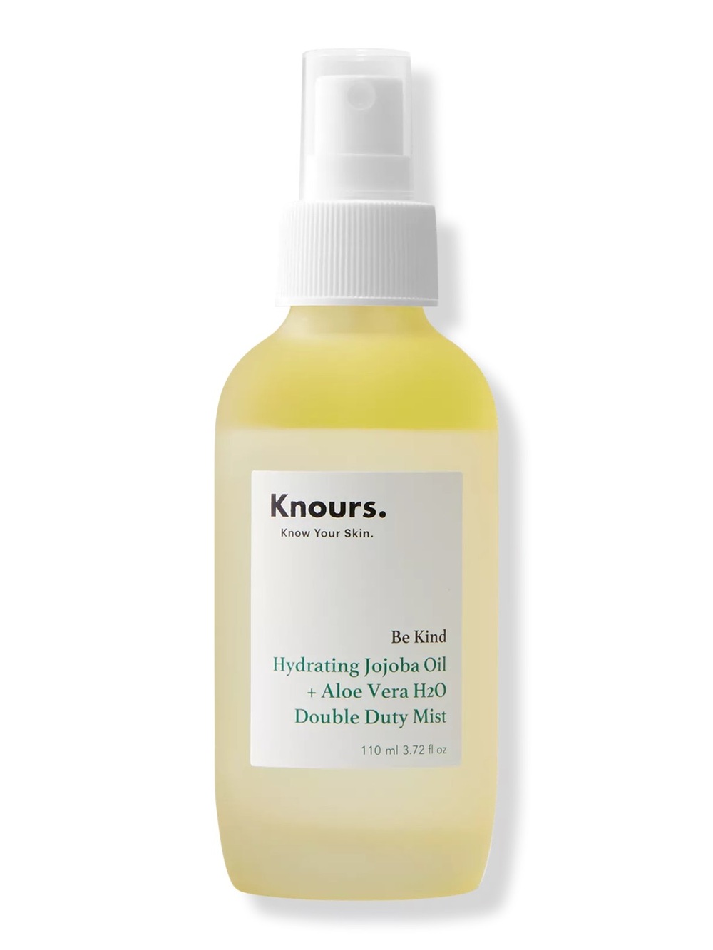 NIB Knours. Hydrating Jojoba Oil + Aloe Vera H2O Double Duty Mist 110ml